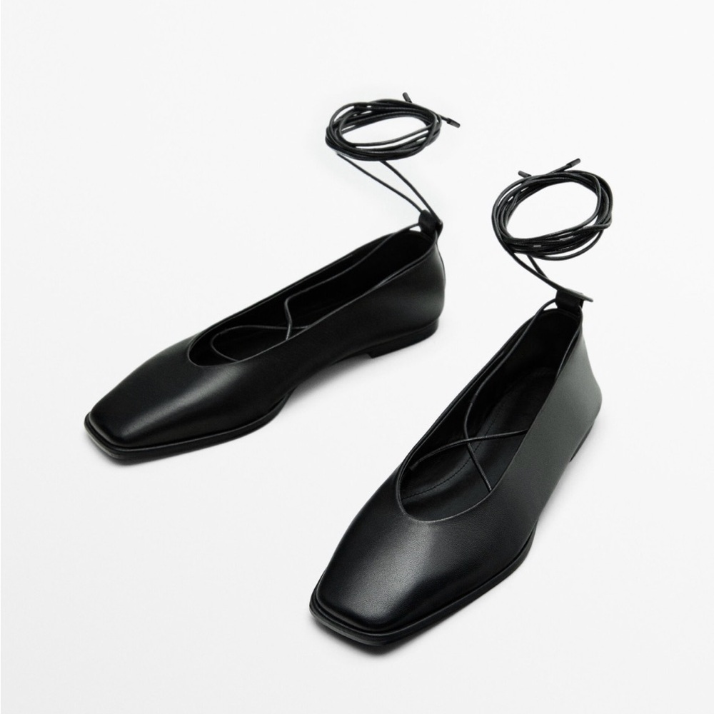 Massimo Dutti Elegant Black Women's Shoes size 9